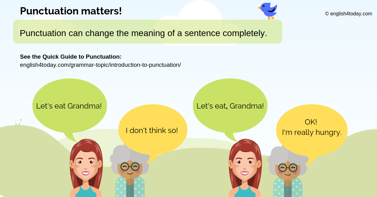Punctuation matters 3